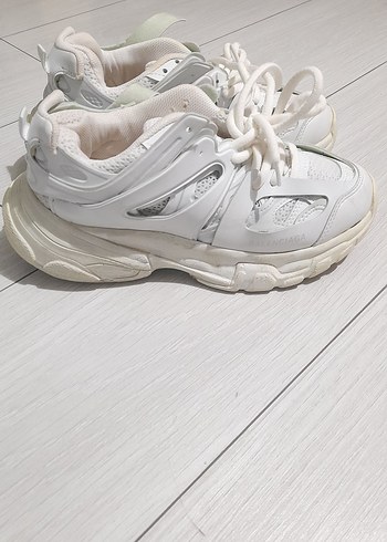 Balenciaga Beyaz Platform Topuklu Spor Ayakkabı