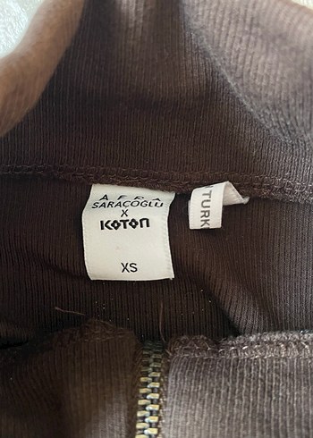 Kadın Kahverengi Fermuarlı Bluz - Görsel 2