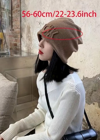 Siyah Kadın Bere - Görsel 2