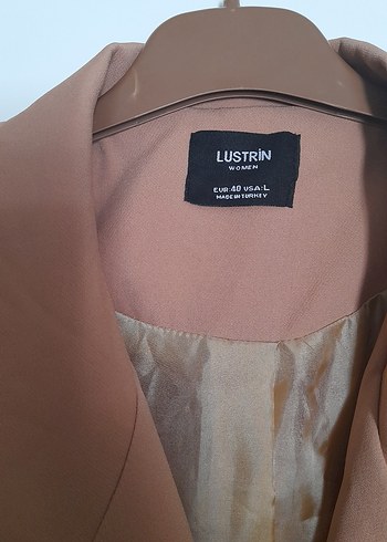Zara Düğmeli Bej Kadın Blazer Ceket