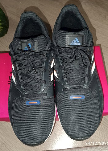 Siyah Elastik Bağcıklı Erkek Spor Ayakkabı - Görsel 3