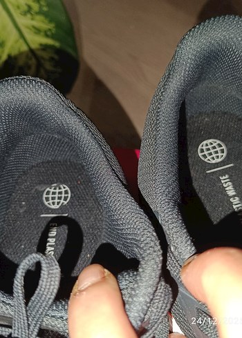 Siyah Elastik Bağcıklı Erkek Spor Ayakkabı - Görsel 5