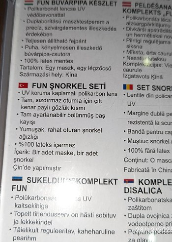 Renkli Mavi Çocuk Dalış Gözlüğü ve Şnorkel - Görsel 6