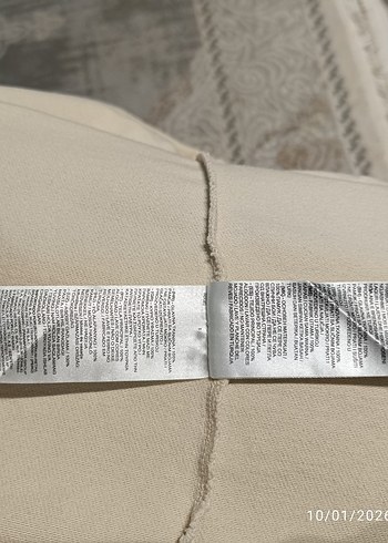 Bej Düğmeli Pamuklu Kadın Gömlek - Görsel 6