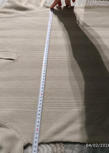 Bej Erkek Kısa Kollu Keten Polo Tişört - Görsel 2