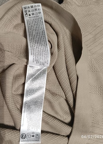 Bej Erkek Kısa Kollu Keten Polo Tişört - Görsel 5