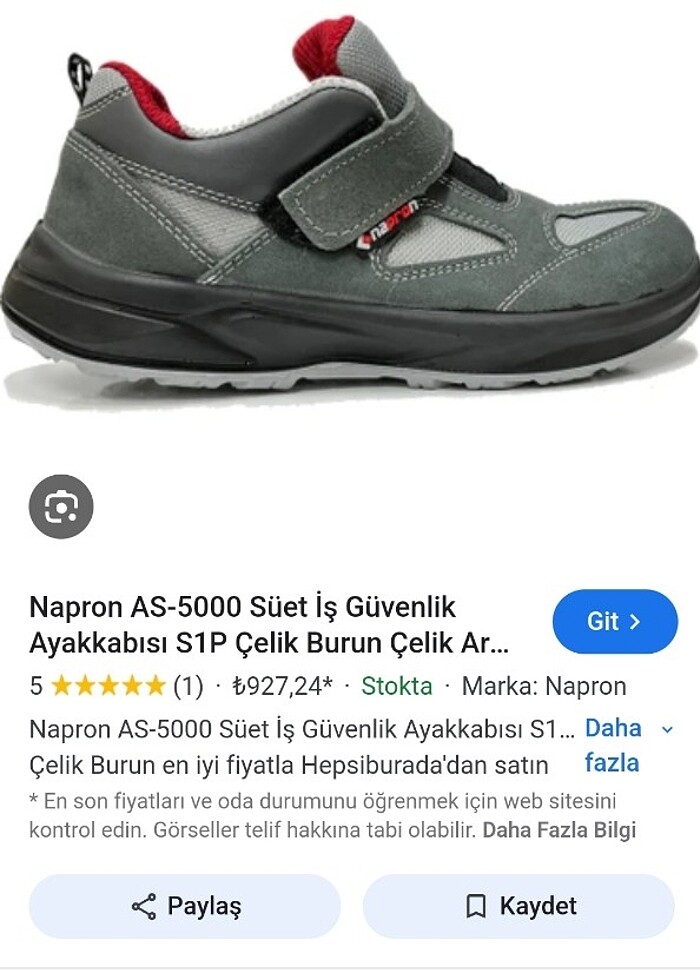 Erkek iş ayakkabı  - Görsel 2