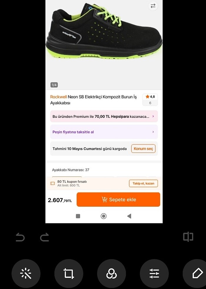 Erkek iş ayakkabı  - Görsel 2