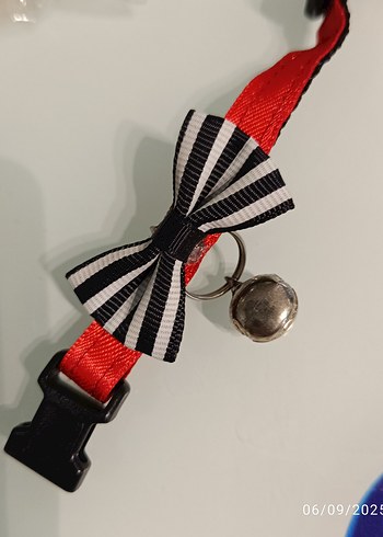 Ayarlanabilir Papyon Kedi Boyun Tasması - Görsel 6