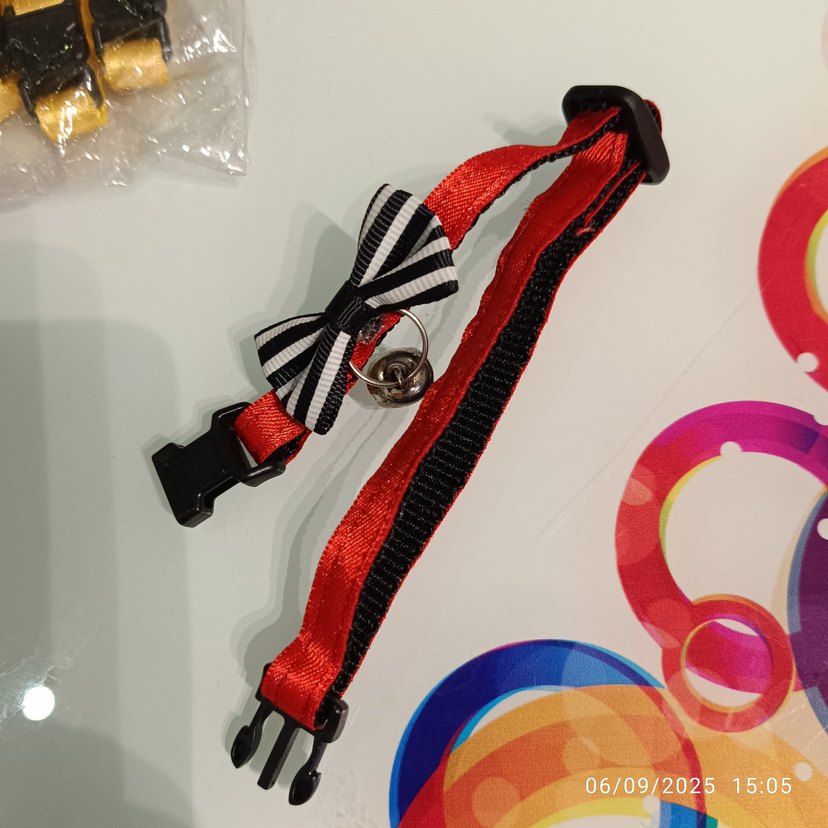 Ayarlanabilir Papyon Kedi Boyun Tasması - Görsel 3