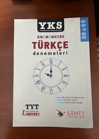 YKS Kronometre Türkçe Denemeleri TYT 1. Oturum