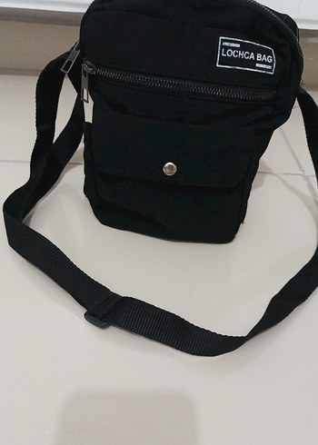 Siyah Minimalist Erkek Omuz Çantası