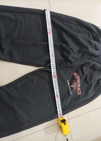 Siyah Baskılı Rahat erkek  Eşofman Altı - Görsel 3