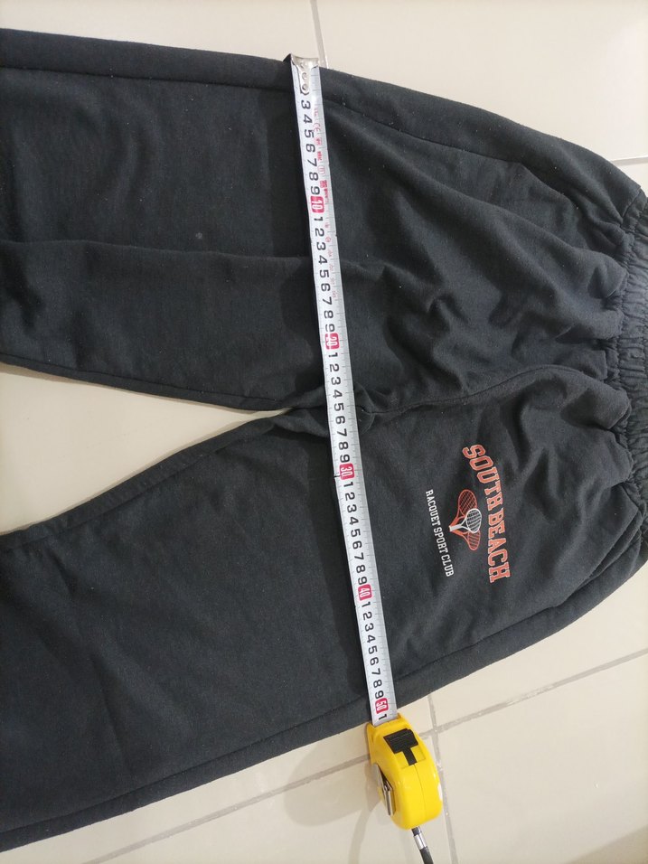 Siyah Baskılı Rahat erkek  Eşofman Altı - Görsel 3