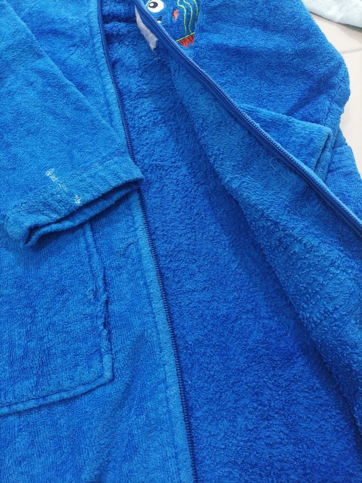 Kapüşonlu Baskılı Erkek Bornoz Seti - Görsel 2