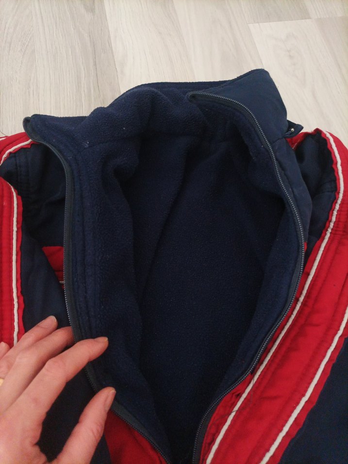 Erkek Çocuk Kırmızı Fermuarlı Ceket - Görsel 3