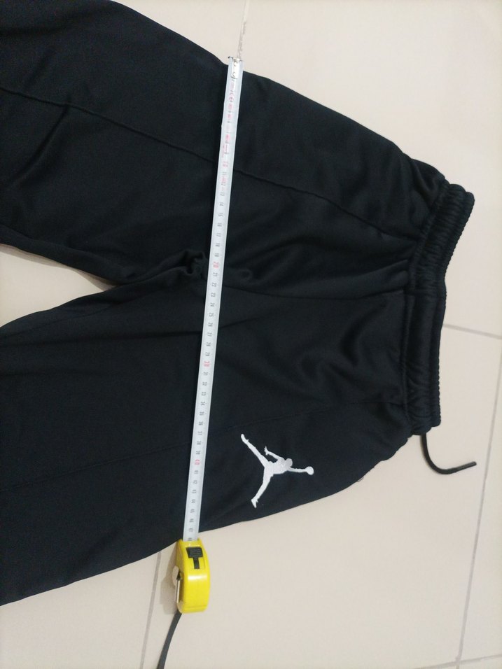 Erkek Siyah Fermuarlı Jogger Eşofman Altı - Görsel 5