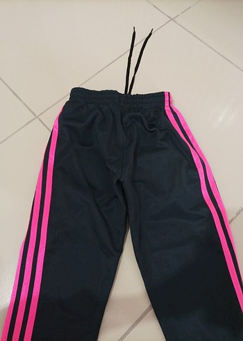 Pembe Şeritli Adidas Kiz cocukEşofman Altı - Görsel 3
