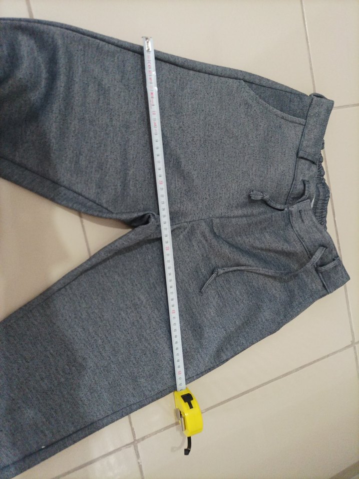Gri Erkek Regular Fit Denim Pantolon - Görsel 4
