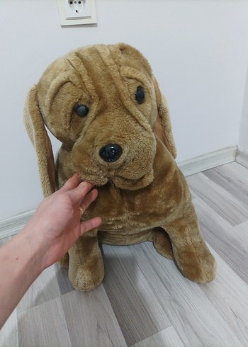 Parlak Kahverengi Peluş Köpek Oyuncak - Görsel 4