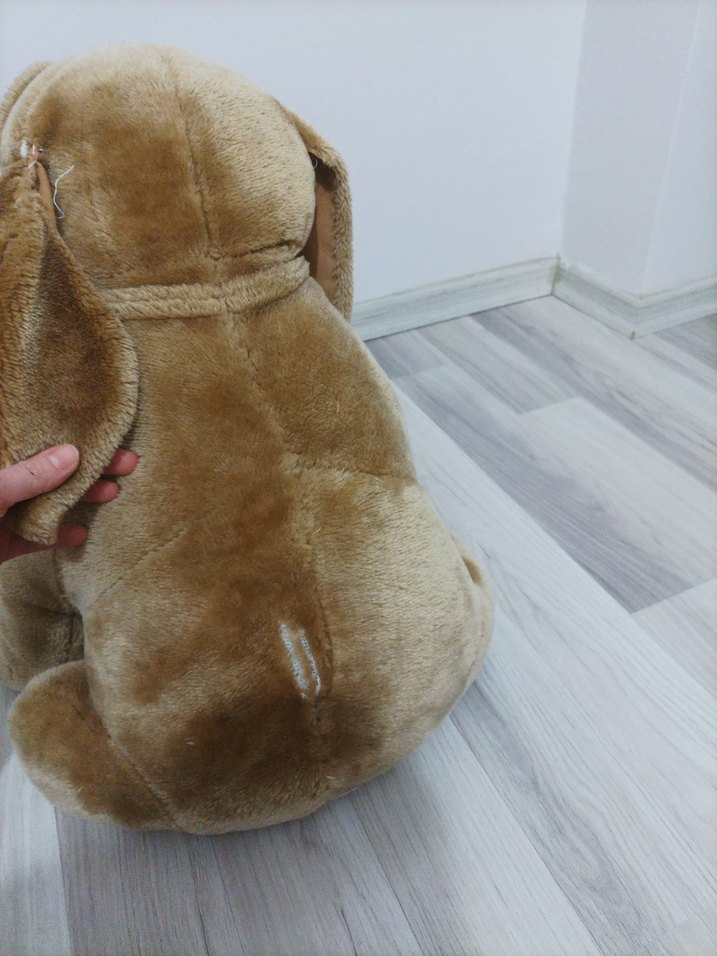 Parlak Kahverengi Peluş Köpek Oyuncak - Görsel 5