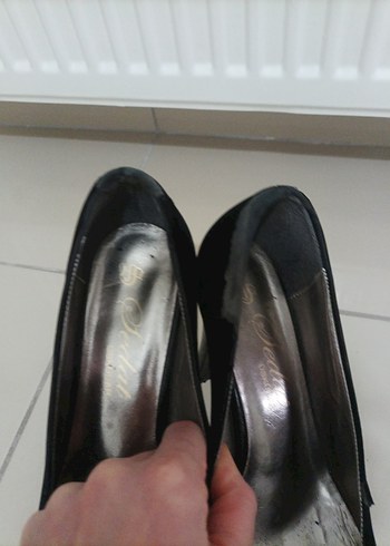 Siyah Tokalı Gotik Stiletto Topuklu Kadın Ayakkabı - Görsel 2