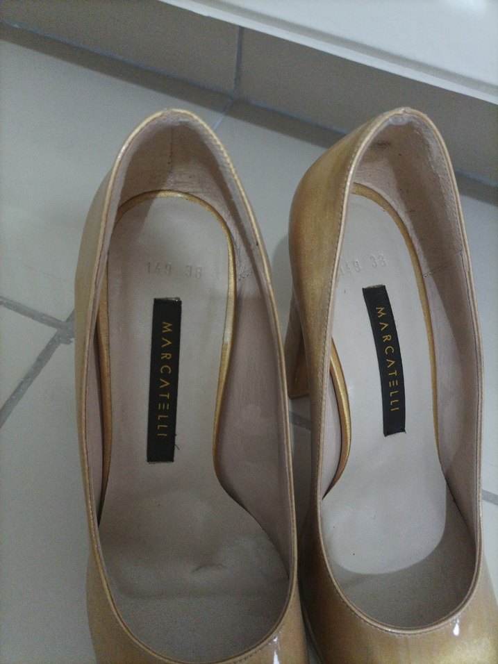 Bej Minimalist Stiletto Topuklu Kadın Ayakkabı - Görsel 3