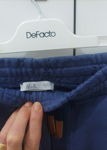 Erkek Çocuk Mavi Rahat Kesim Eşofman Altı - Görsel 2