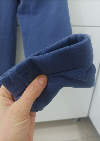 Erkek Çocuk Mavi Rahat Kesim Eşofman Altı - Görsel 5