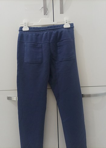 Erkek Çocuk Mavi Rahat Kesim Eşofman Altı - Görsel 6