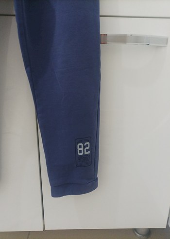 Erkek Çocuk Mavi Rahat Kesim Eşofman Altı - Görsel 4