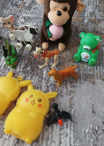 Renkli Sarı Oyuncak Figür Seti - Görsel 4