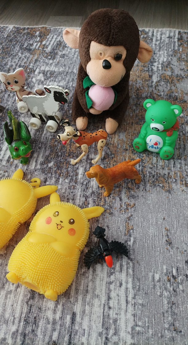 Renkli Sarı Oyuncak Figür Seti - Görsel 4