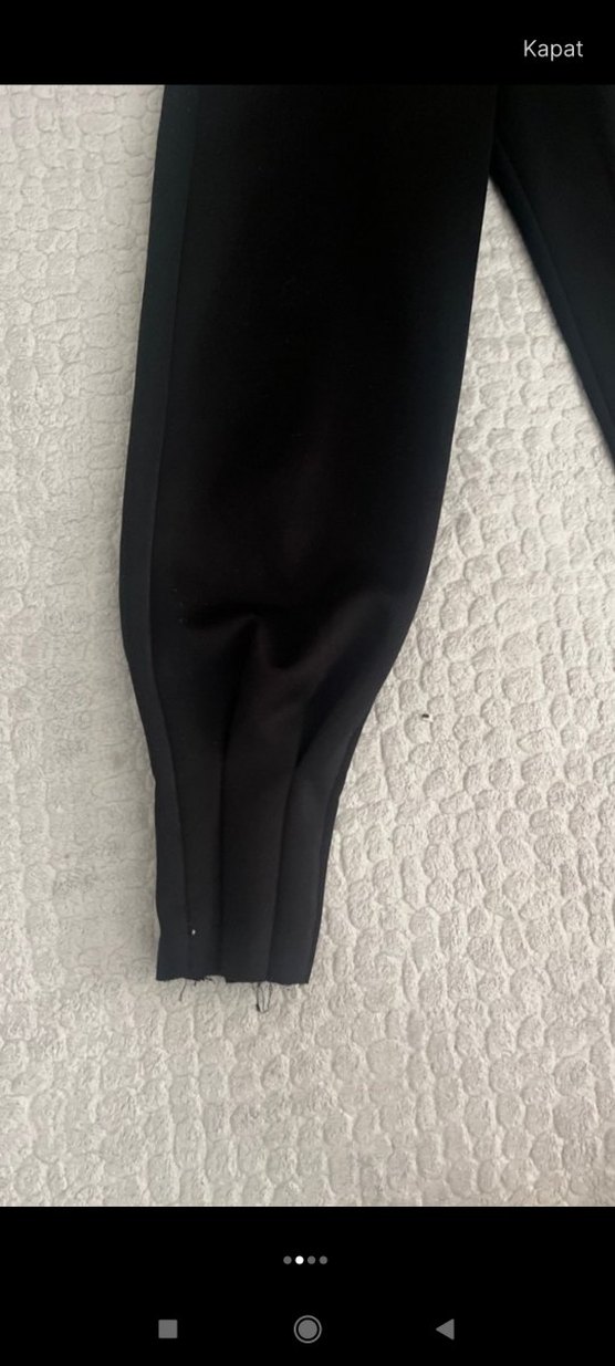 Siyah Kadın Spor esofman Pantolon - Görsel 2