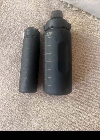 Siyah Çocuk Termos Şişeleri Seti - Görsel 2