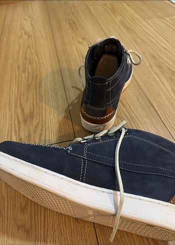 Lacivert Bağcıklı Erkek Bot - Görsel 5