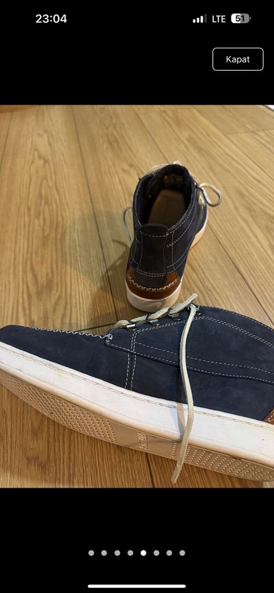 Lacivert Bağcıklı Erkek Bot - Görsel 5