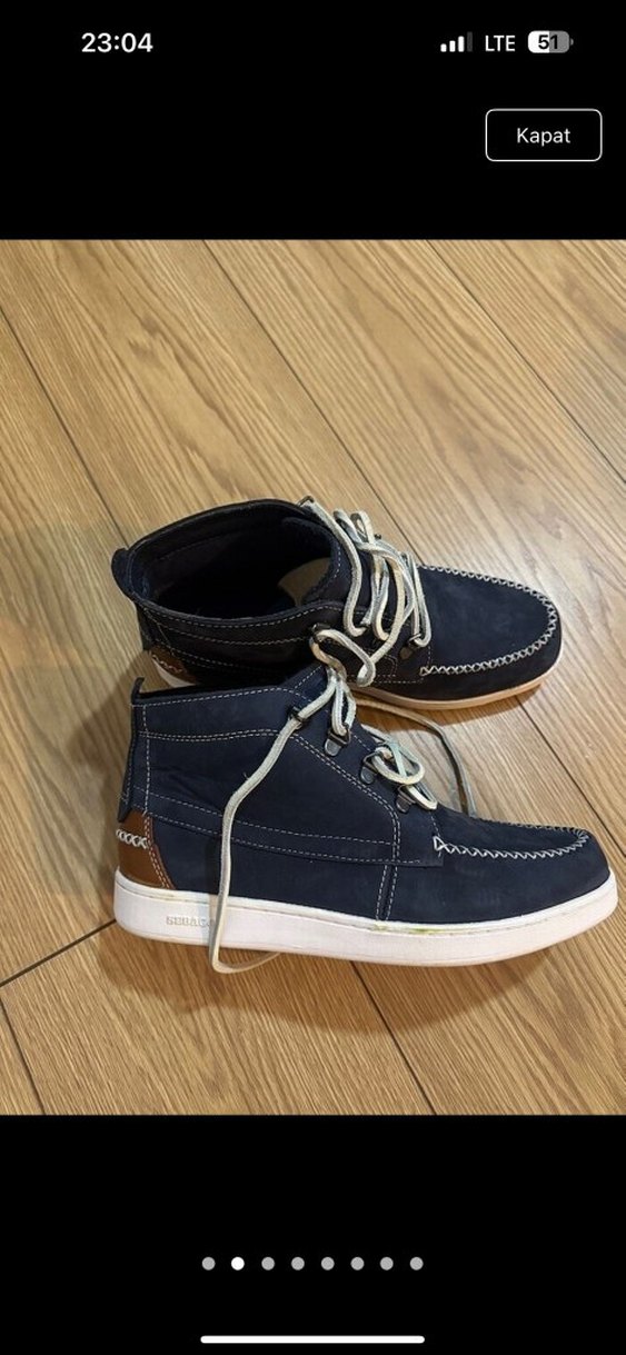 Lacivert Bağcıklı Erkek Bot - Görsel 3