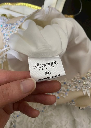 Uzun Kollu Beyaz Vintage nişanlık - Görsel 4