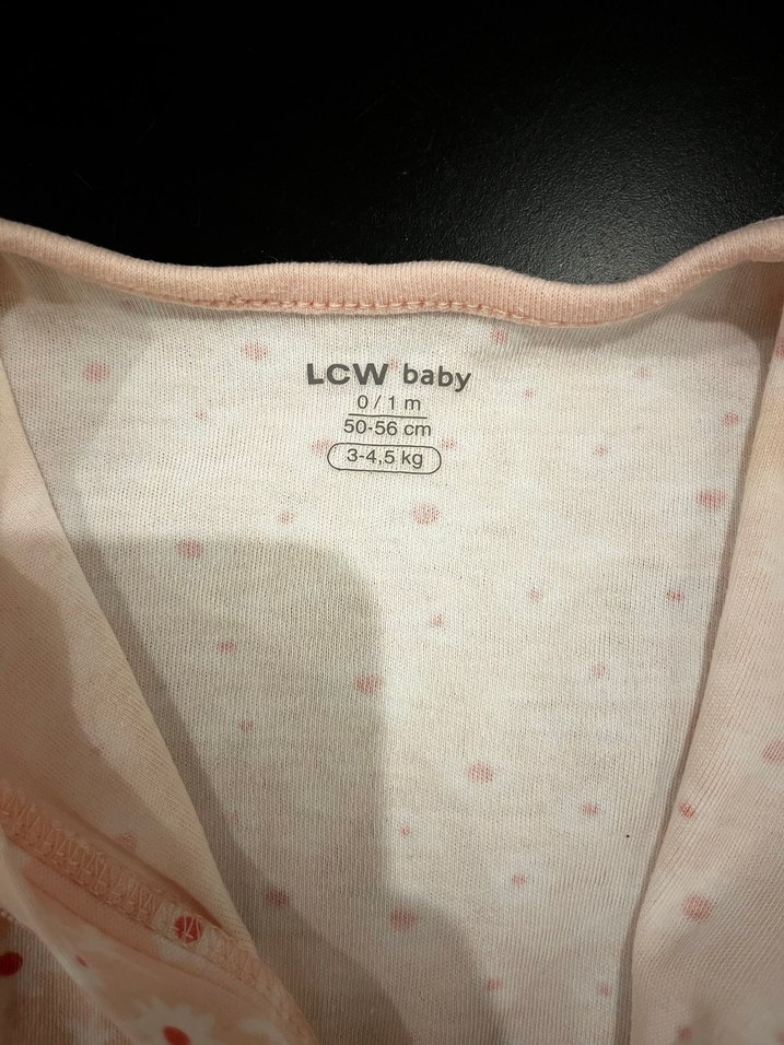 Fermuarlı Pembe Bebek Tulum - Görsel 2