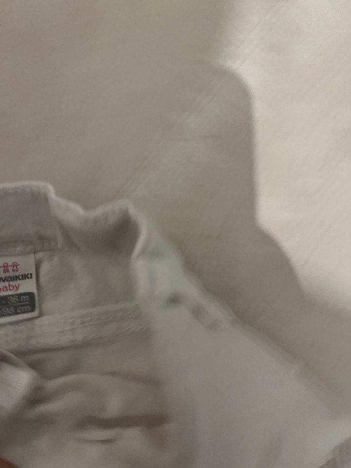 Düğmeli Beyaz Kız Şort - Görsel 2