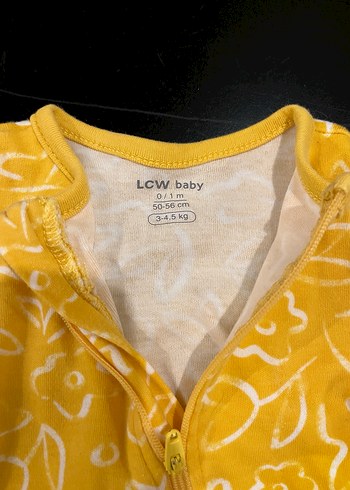 Sarı Fermuarlı Bebek Tulum - Görsel 2