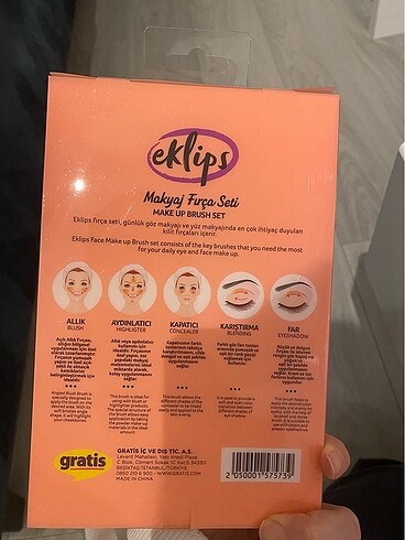 Eklips Fırça Seti