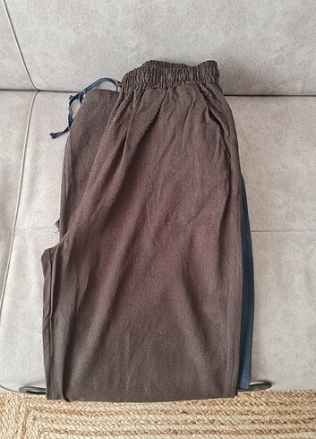 Zara Manuka tencel pantolon acı kahve