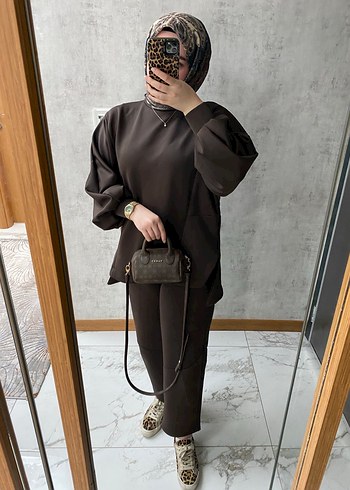 Scuba tesettür eşofman takımı - Görsel 2