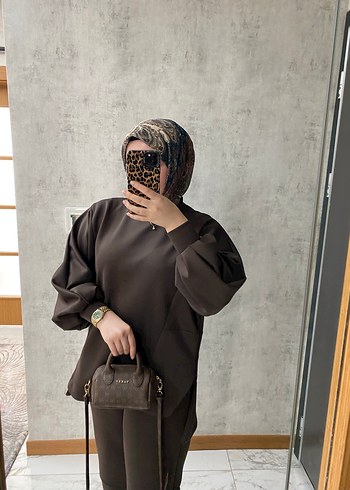 Scuba tesettür eşofman takımı - Görsel 4