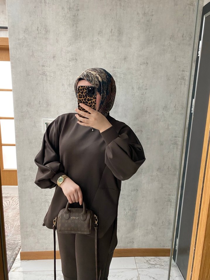 Scuba tesettür eşofman takımı - Görsel 4