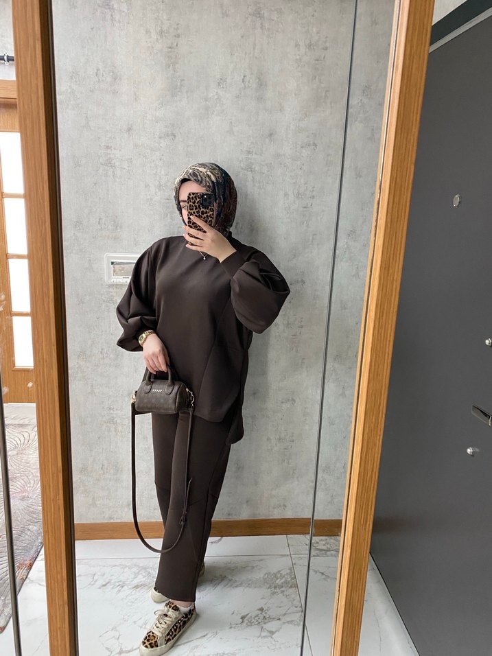 Scuba tesettür eşofman takımı - Görsel 3