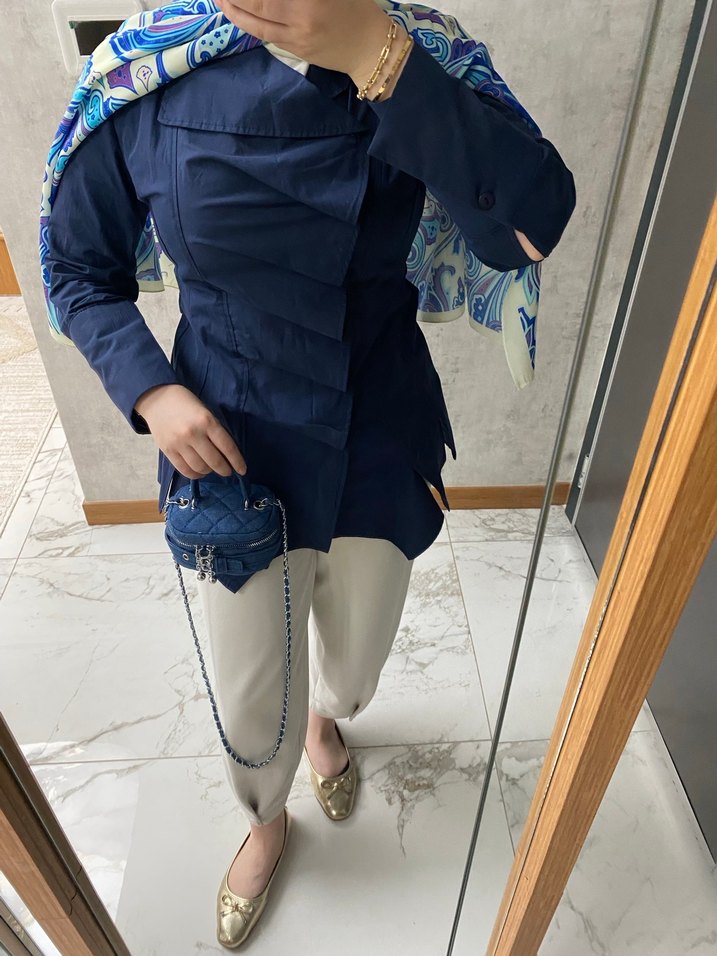 Asimetrik gömlek - Görsel 2