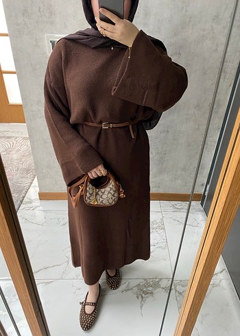 Triko Uzun Elbise - Görsel 2